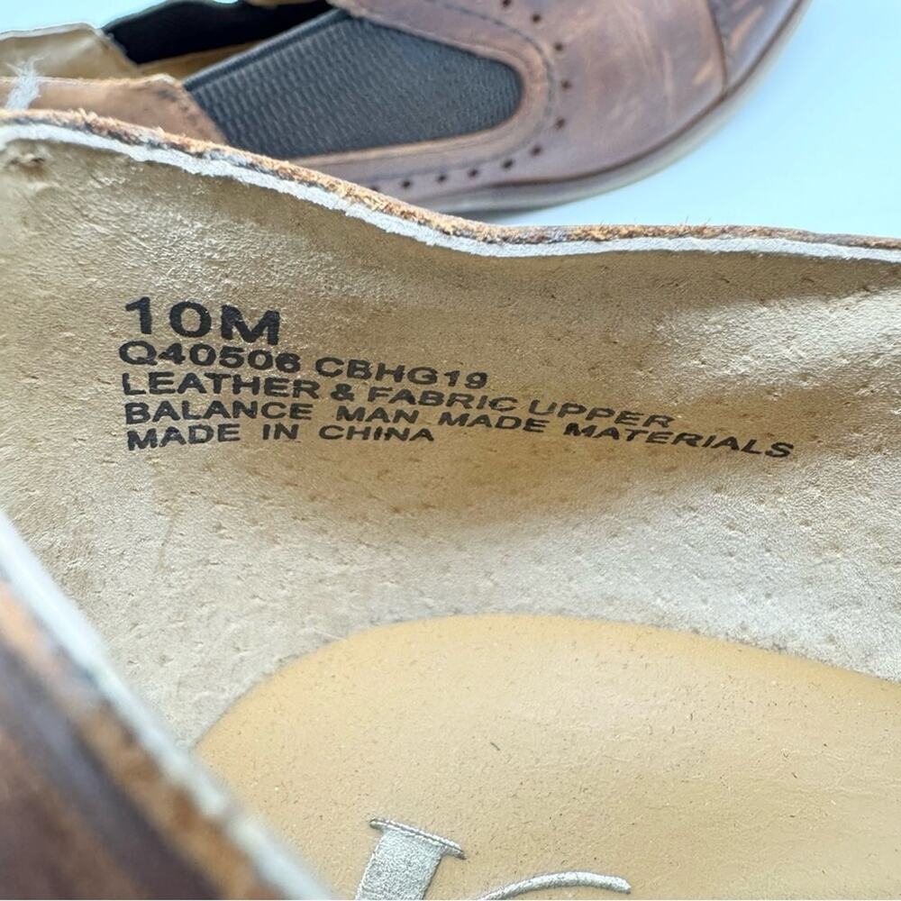 Korks Gertrude Double Gore Slip On Low Stacked Heel Mule‎ Shoes Brown Size 10 - Picture 9 of 10